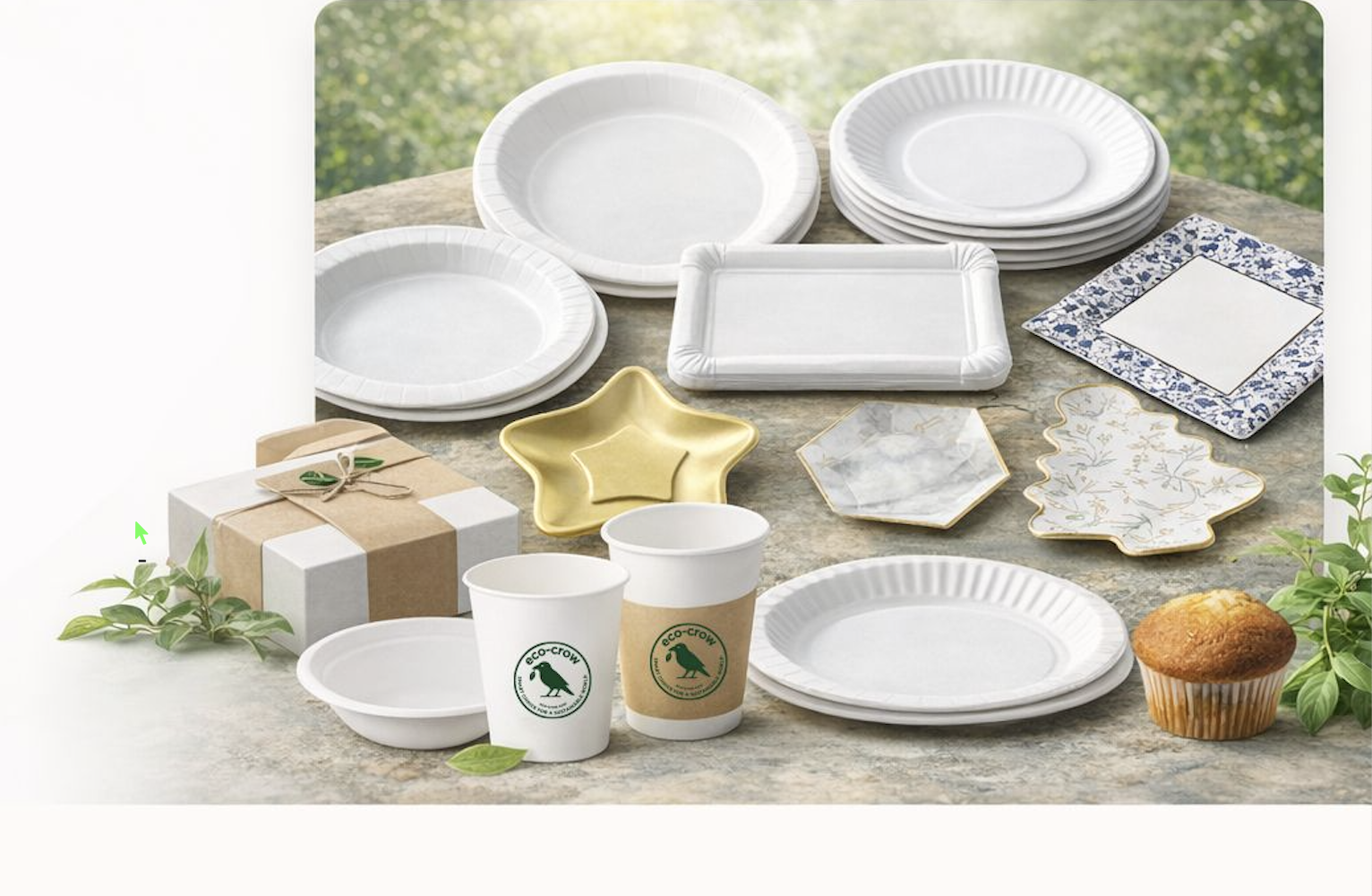 EcoCrow compostable tableware